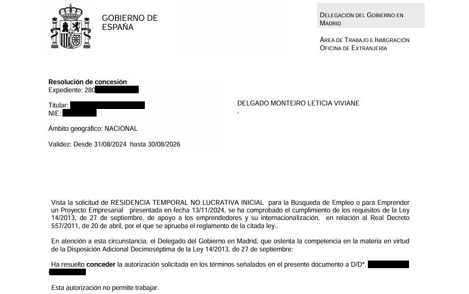 Obtención de residencia busqueda de empleo para estudiantes extranjero.
