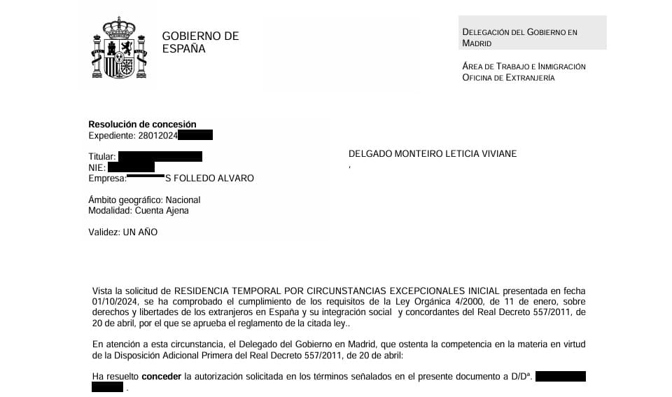Obtención de Residencia Búsqueda de empleo